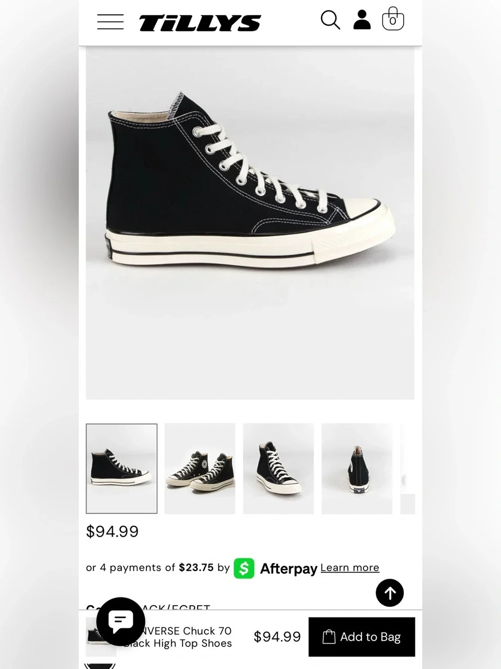 Converse Black Malden Sneaker - Picture 2 of 7